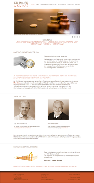 Responsive website example